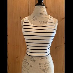 BP striped crop top
